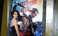 Лина Хиди на премьере фильма «300 спартанцев: Расцвет империи»
